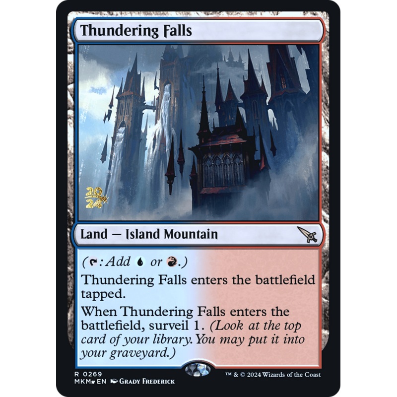 Thundering Falls [Murders at Karlov Manor Prerelease Promos]