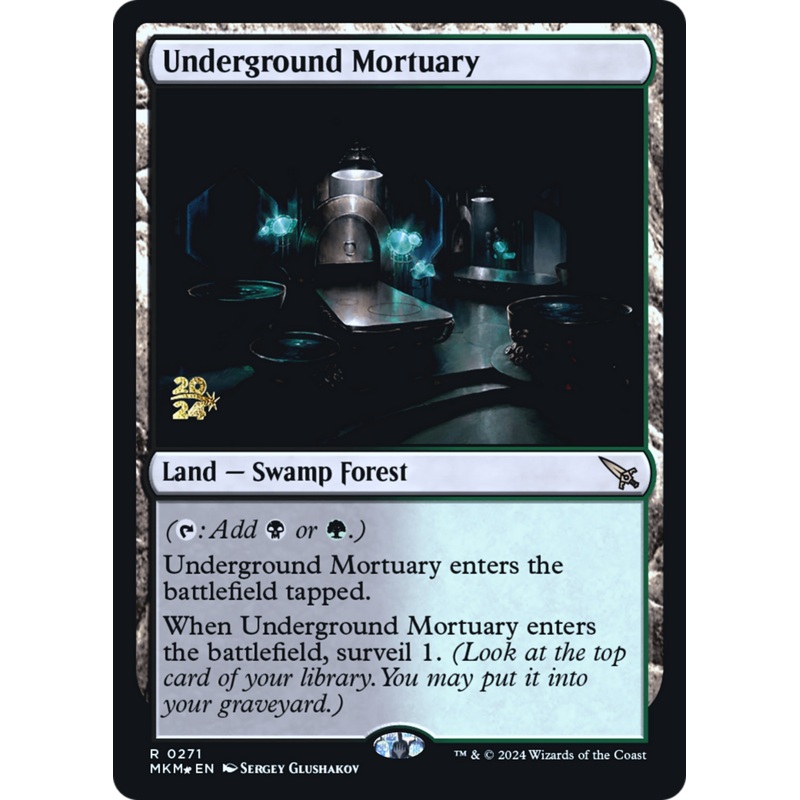 Underground Mortuary [Murders at Karlov Manor Prerelease Promos]