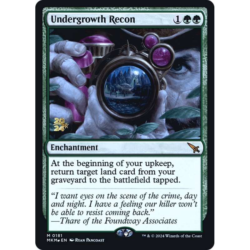 Undergrowth Recon [Murders at Karlov Manor Prerelease Promos]