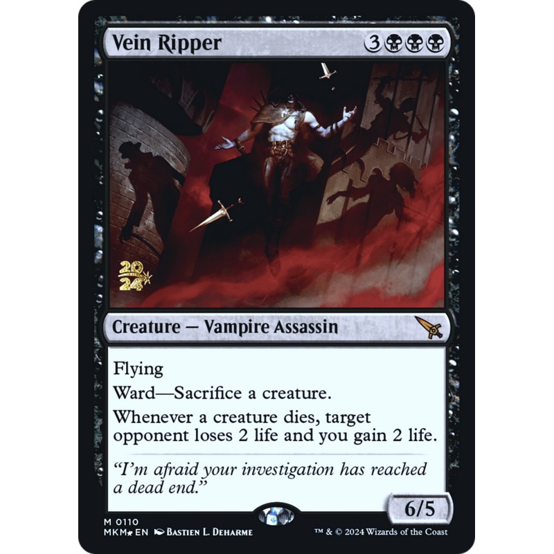 Vein Ripper [Murders at Karlov Manor Prerelease Promos]