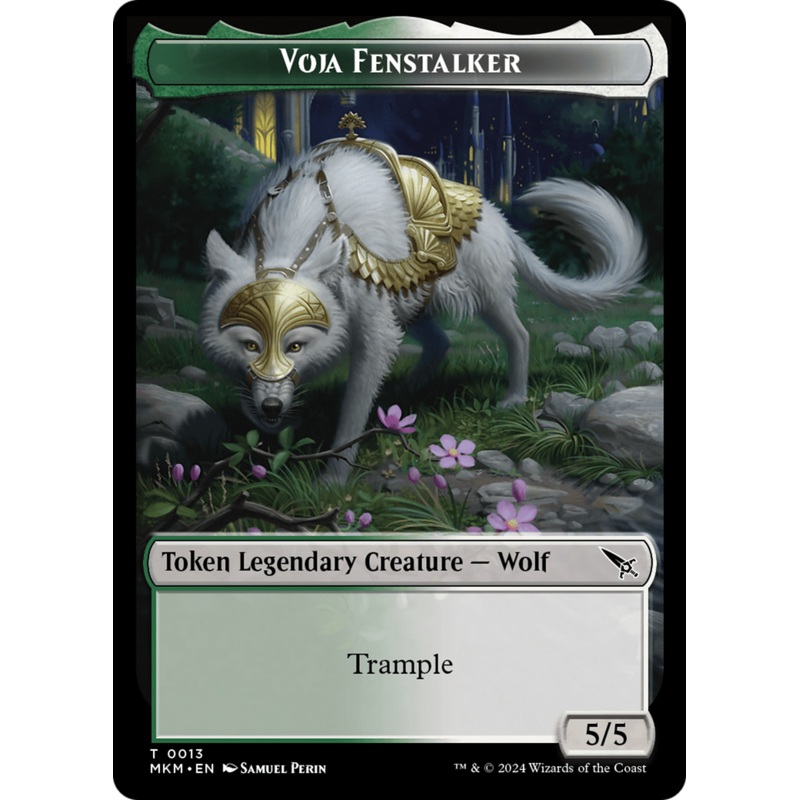 Voja Fenstalker Token [Murders at Karlov Manor Tokens]