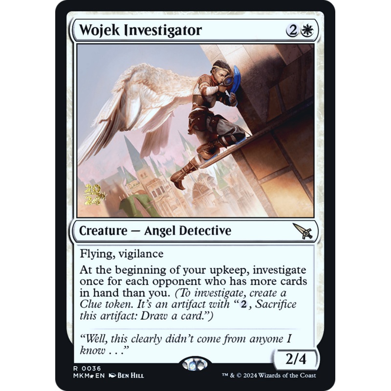 Wojek Investigator [Murders at Karlov Manor Prerelease Promos]