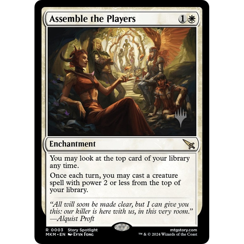 Assemble the Players (Promo Pack) [Murders at Karlov Manor Promos]