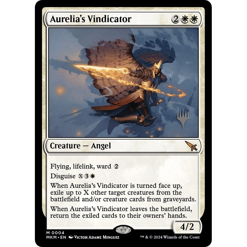 Aurelia's Vindicator (Promo Pack) [Murders at Karlov Manor Promos]