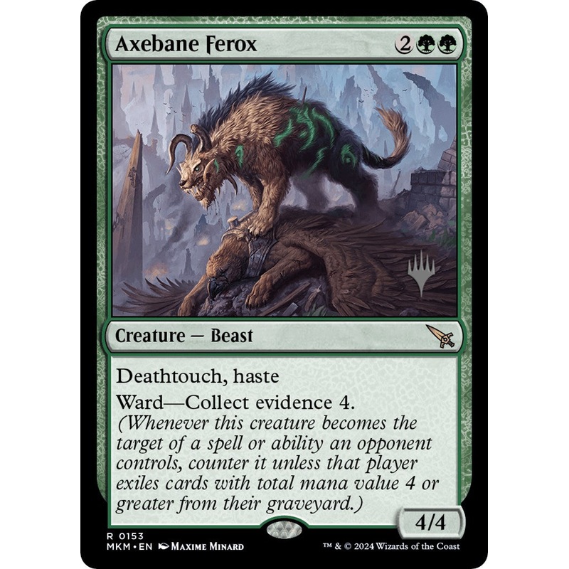 Axebane Ferox (Promo Pack) [Murders at Karlov Manor Promos]