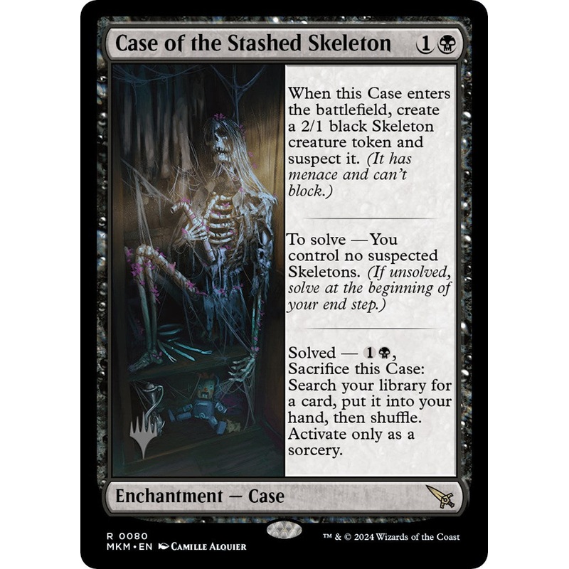 Case of the Stashed Skeleton (Promo Pack) [Murders at Karlov Manor Promos]