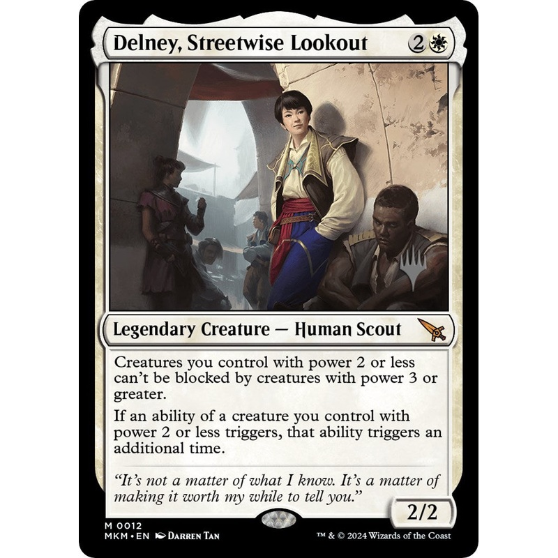 Delney, Streetwise Lookout (Promo Pack) [Murders at Karlov Manor Promos]