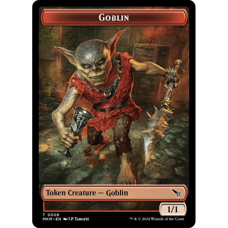 Detective // Goblin Double-Sided Token [Murders at Karlov Manor Tokens]