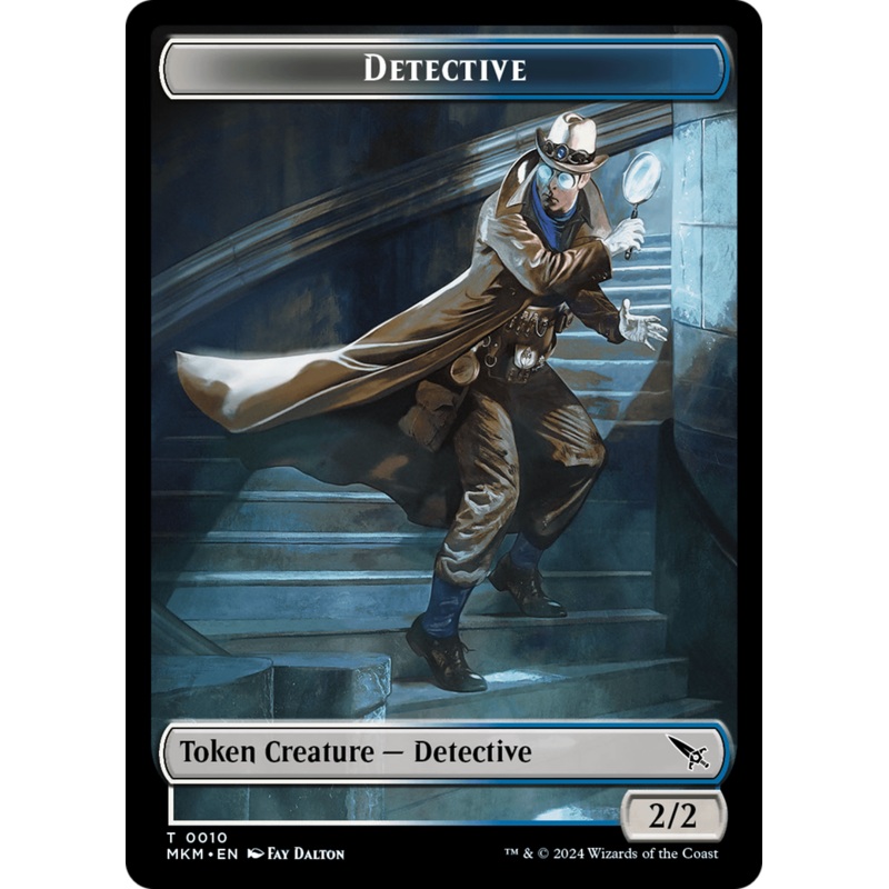 Detective // Imp Double-Sided Token [Murders at Karlov Manor Tokens]