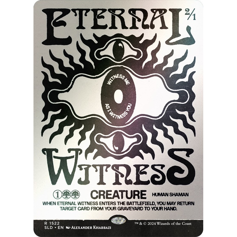 Eternal Witness (1522) (Rainbow Foil) [Secret Lair Drop Series]