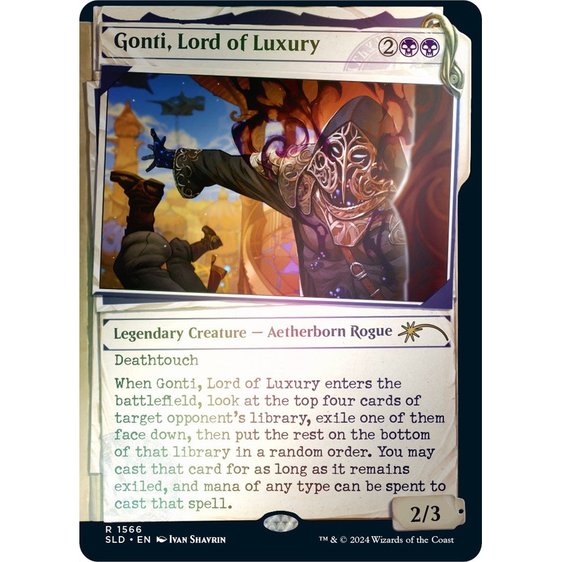 Gonti, Lord of Luxury (Rainbow Foil) [Secret Lair Drop Series]