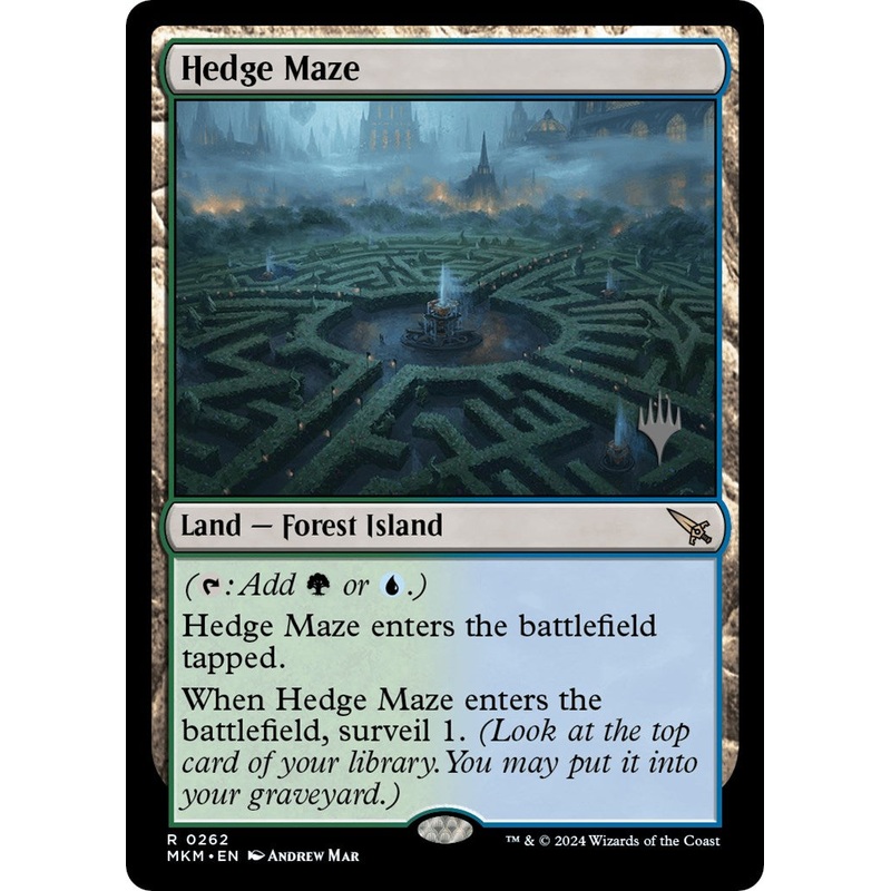 Hedge Maze (Promo Pack) [Murders at Karlov Manor Promos]