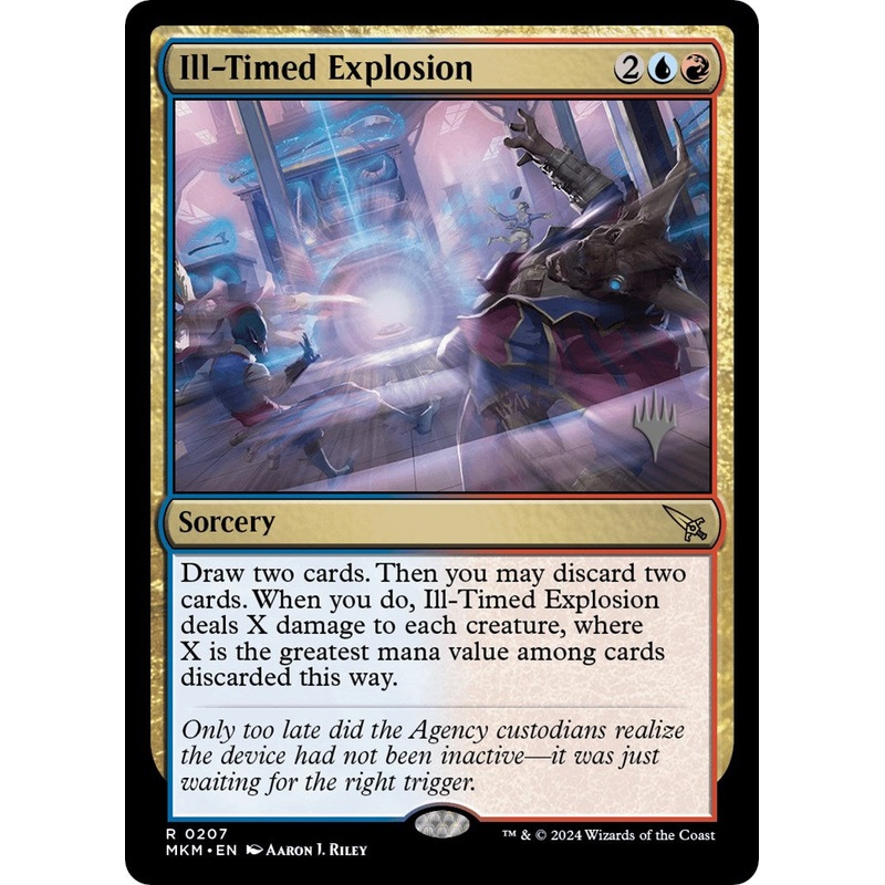 Ill-Timed Explosion (Promo Pack) [Murders at Karlov Manor Promos]