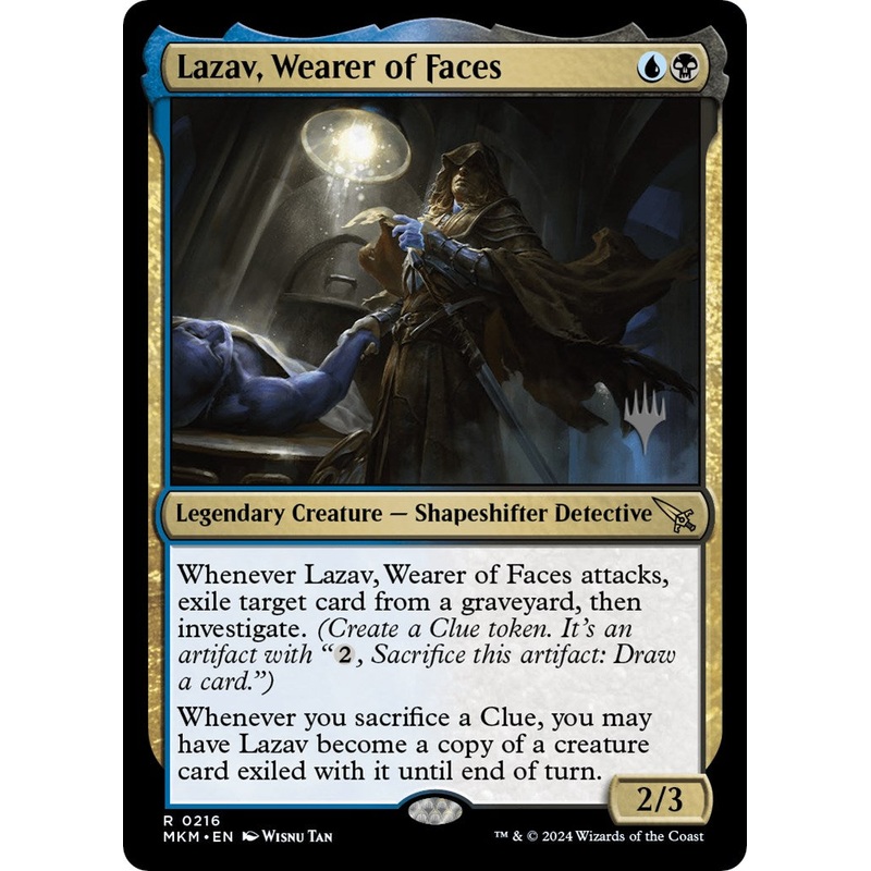 Lazav, Wearer of Faces (Promo Pack) [Murders at Karlov Manor Promos]