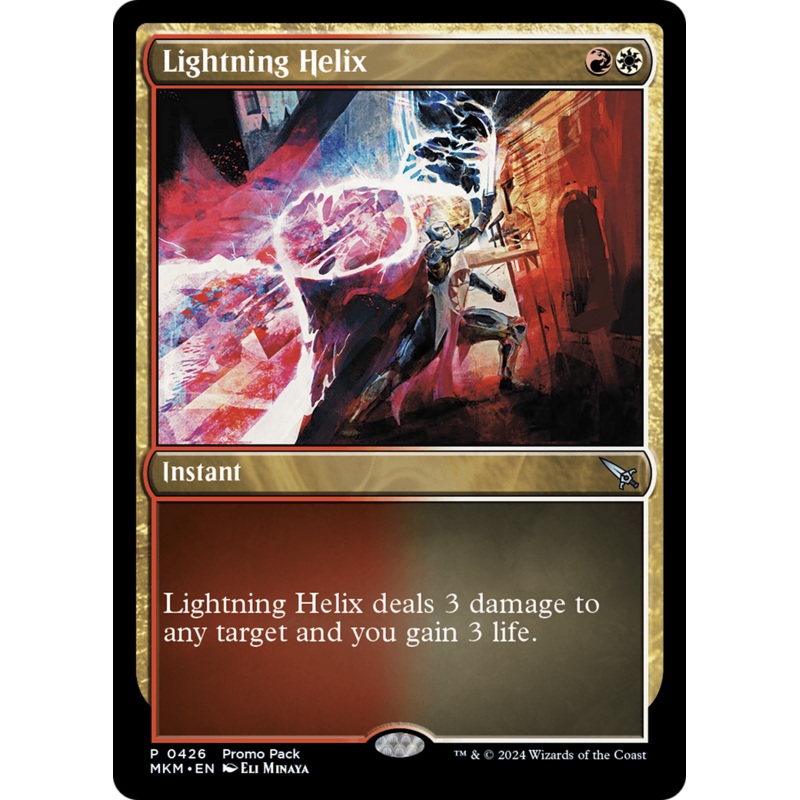 Lightning Helix (Promo Pack) [Murders at Karlov Manor Promos]