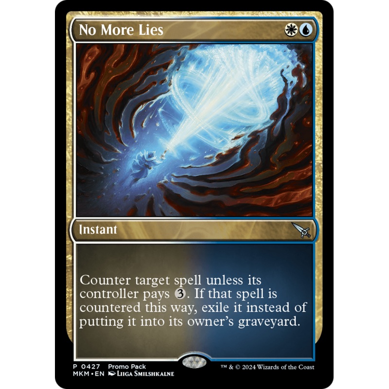 No More Lies (Promo Pack) [Murders at Karlov Manor Promos]