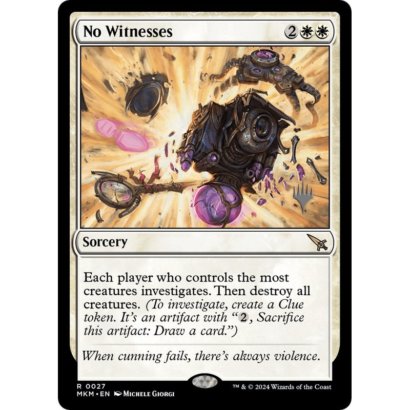 No Witnesses (Promo Pack) [Murders at Karlov Manor Promos]