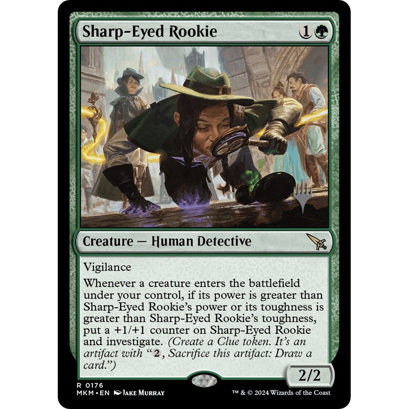Sharp-Eyed Rookie (Promo Pack) [Murders at Karlov Manor Promos]