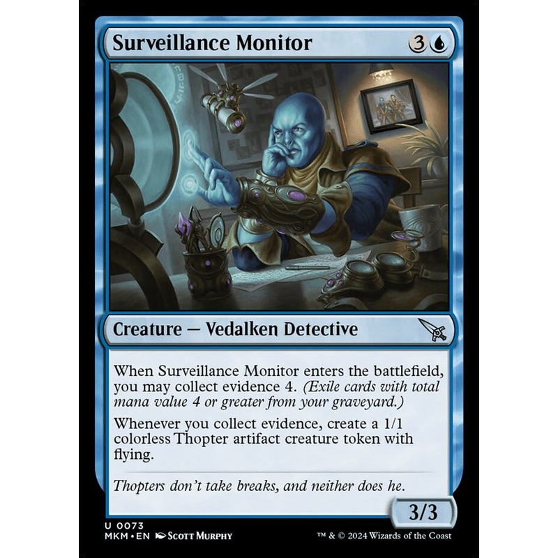 Surveillance Monitor (Black) [Murders at Karlov Manor]