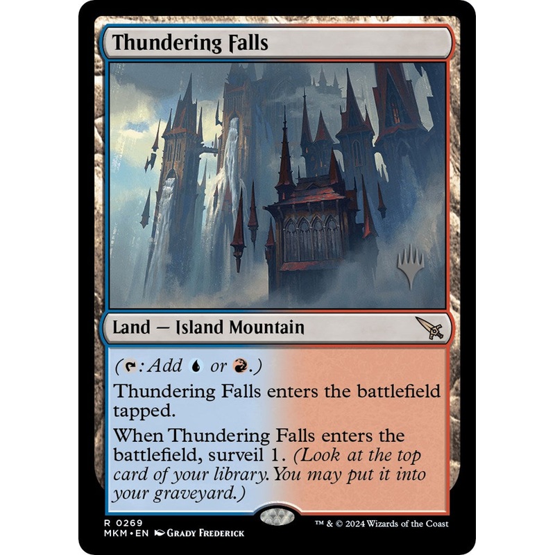 Thundering Falls (Promo Pack) [Murders at Karlov Manor Promos]