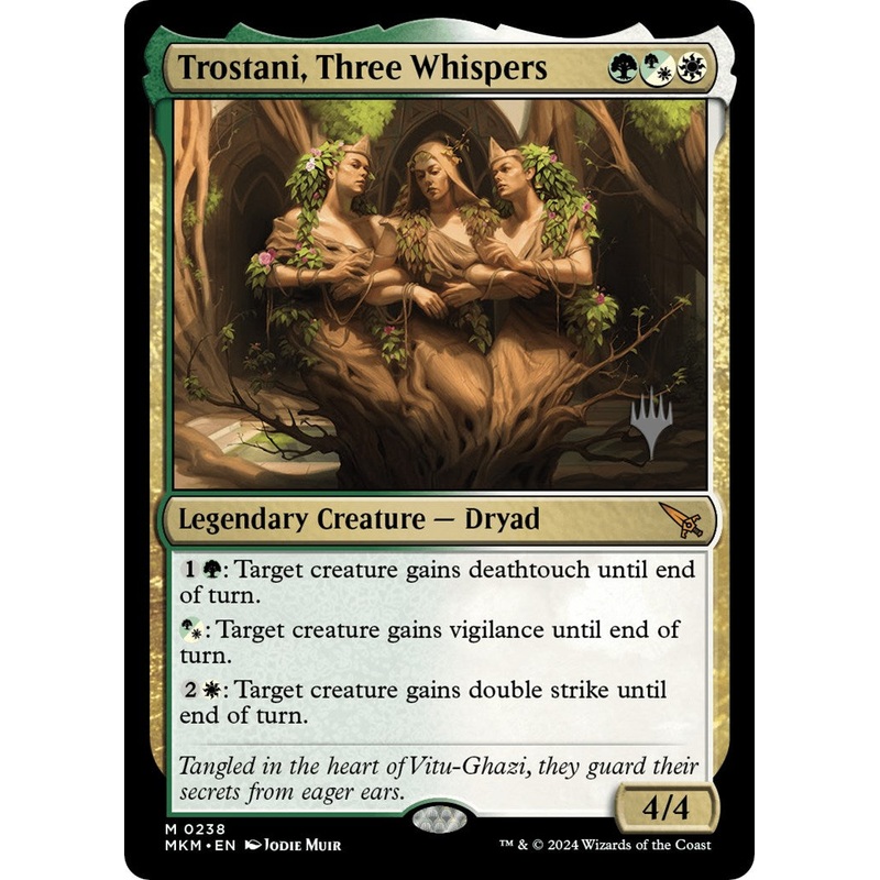Trostani, Three Whispers (Promo Pack) [Murders at Karlov Manor Promos]