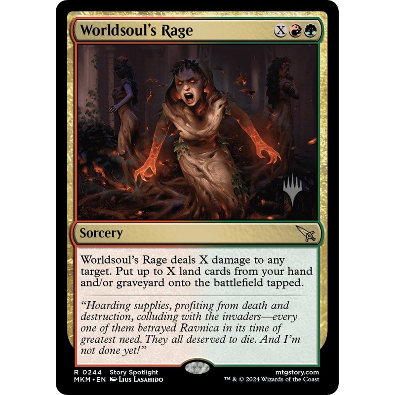 Worldsoul's Rage (Promo Pack) [Murders at Karlov Manor Promos]