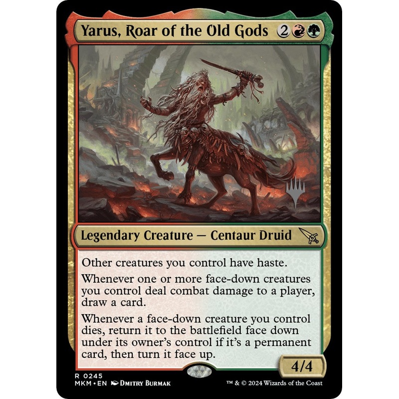 Yarus, Roar of the Old Gods (Promo Pack) [Murders at Karlov Manor Promos]