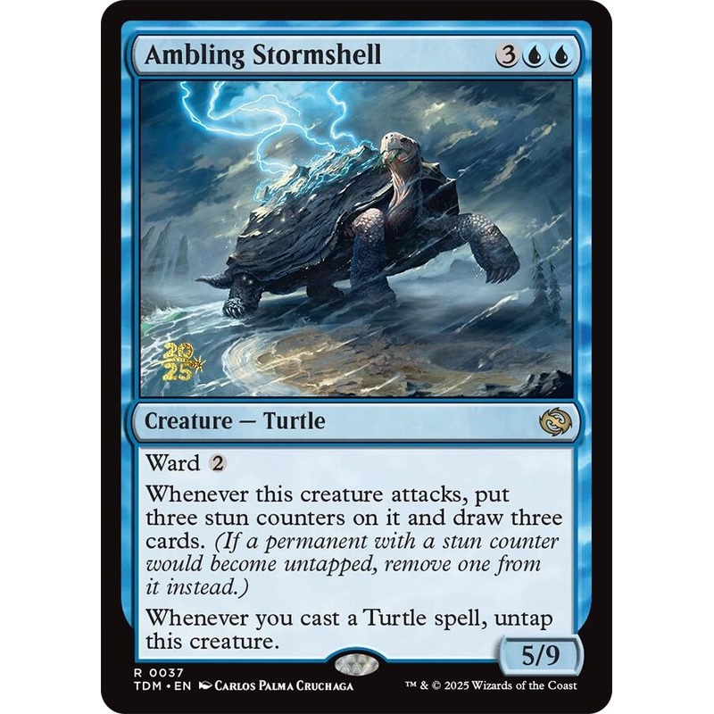 Ambling Stormshell [Tarkir: Dragonstorm Prerelease Cards]