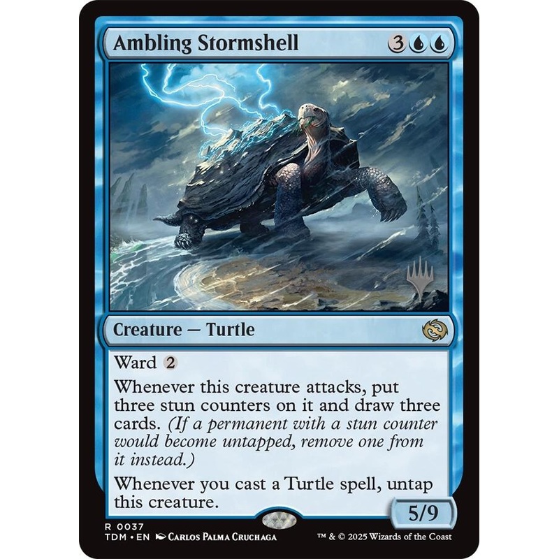 Ambling Stormshell [Tarkir: Dragonstorm Promos]