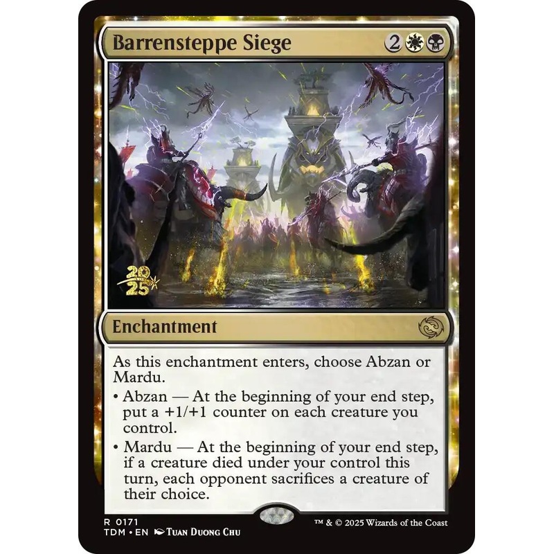 Barrensteppe Siege [Tarkir: Dragonstorm Prerelease Promos]