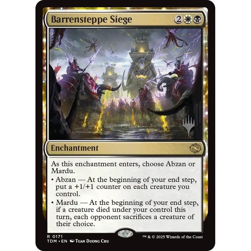 Barrensteppe Siege [Tarkir: Dragonstorm Promos]
