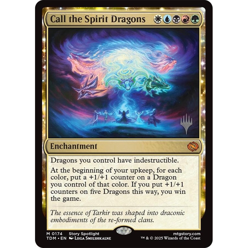 Call the Spirit Dragons [Tarkir: Dragonstorm Promos]