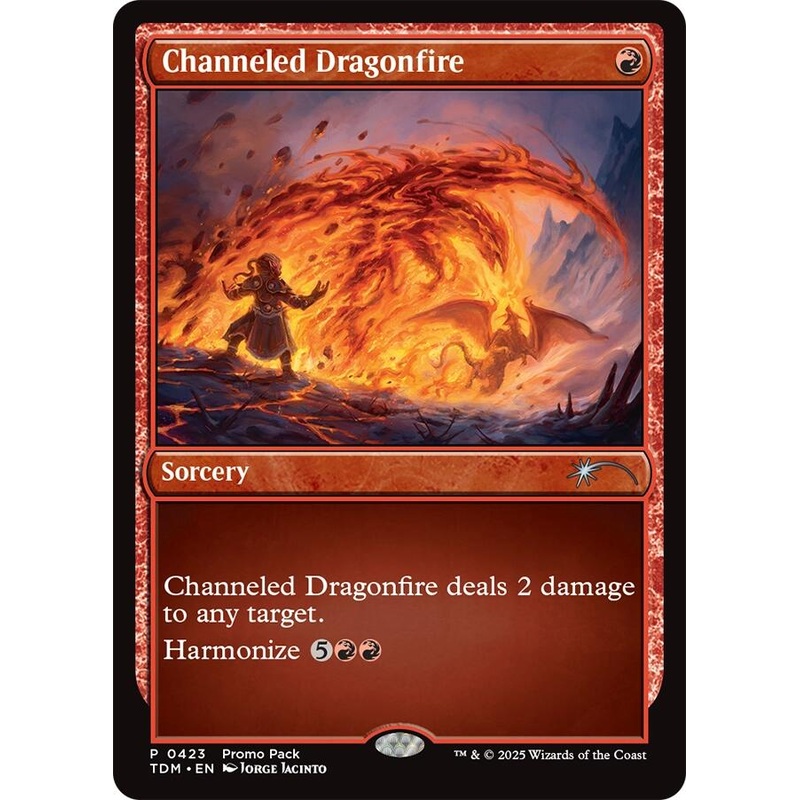 Channeled Dragonfire [Tarkir: Dragonstorm Promos]