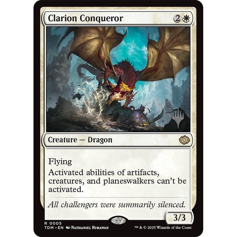 Clarion Conqueror [Tarkir: Dragonstorm Promos]