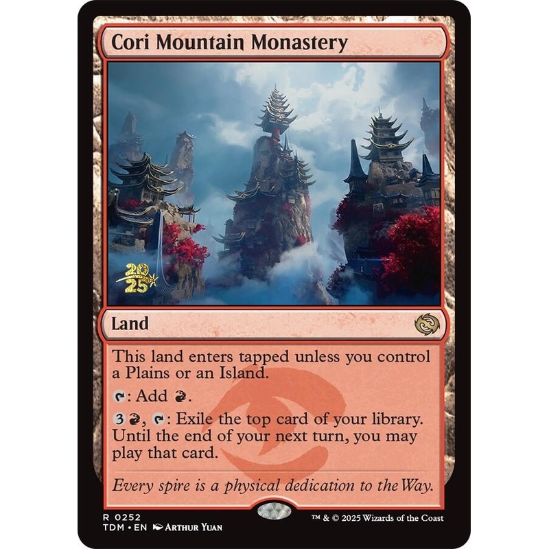 Cori Mountain Monastery [Tarkir: Dragonstorm Prerelease Promos]