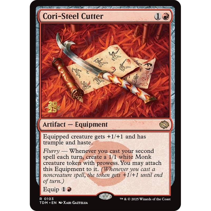 Cori-Steel Cutter [Tarkir: Dragonstorm Prerelease Cards]