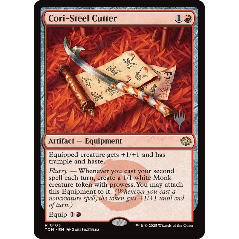 Cori-Steel Cutter [Tarkir: Dragonstorm Promos]