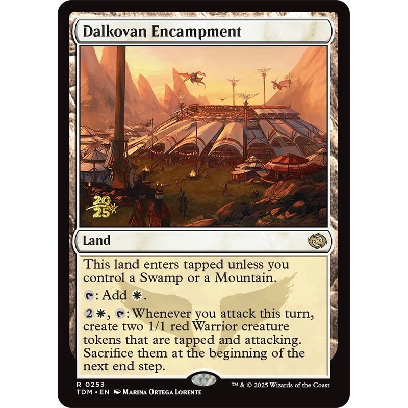 Dalkovan Encampment [Tarkir: Dragonstorm Prerelease Promos]