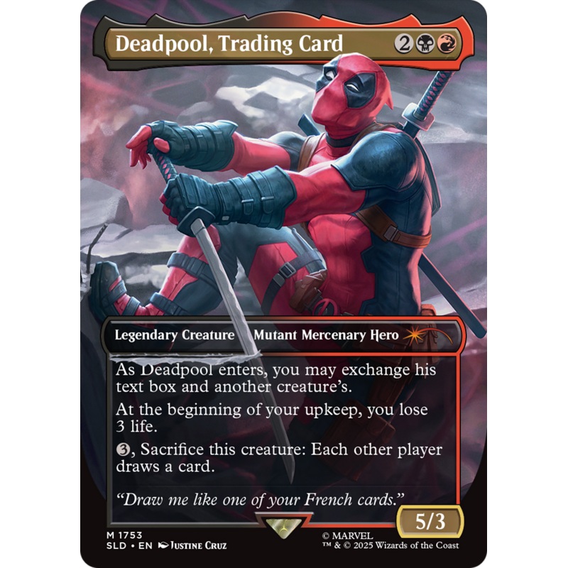Deadpool, Trading Card [Secret Lair Drop Series]