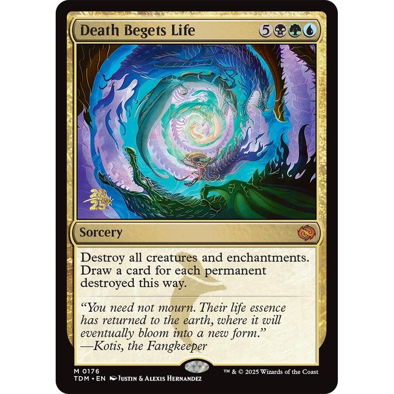 Death Begets Life [Tarkir: Dragonstorm Prerelease Promos]