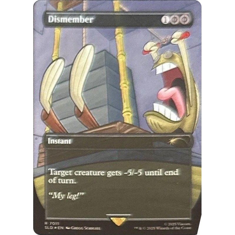 Dismember (7011) (Rainbow Foil) [Secret Lair Drop Series]