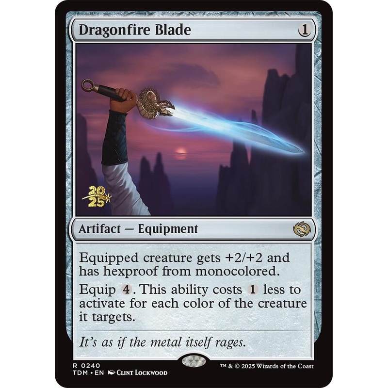 Dragonfire Blade [Tarkir: Dragonstorm Prerelease Promos]