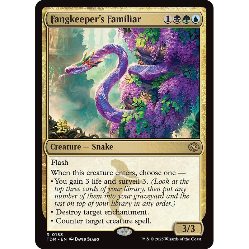 Fangkeeper's Familiar [Tarkir: Dragonstorm Prerelease Promos]