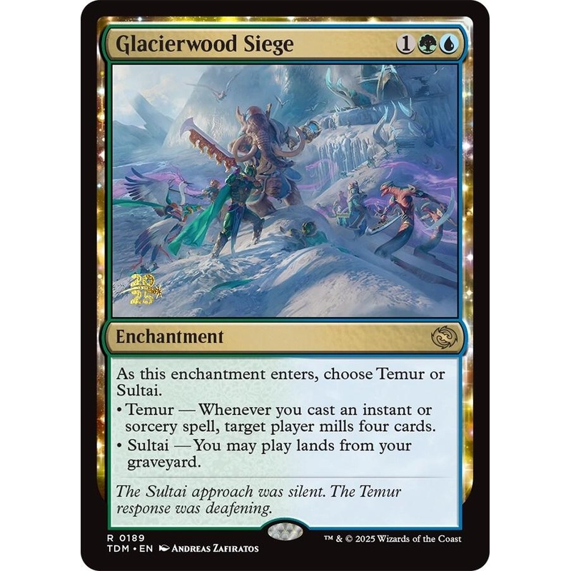 Glacierwood Siege [Tarkir: Dragonstorm Prerelease Promos]