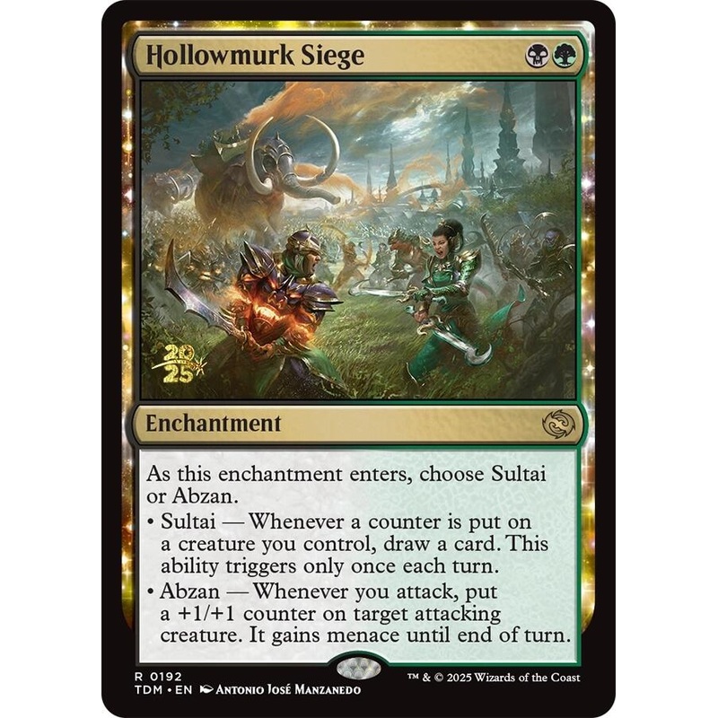 Hollowmurk Siege [Tarkir: Dragonstorm Prerelease Promos]