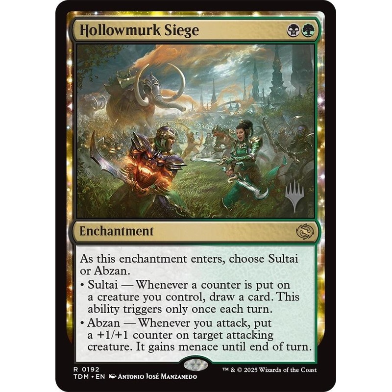 Hollowmurk Siege [Tarkir: Dragonstorm Promos]