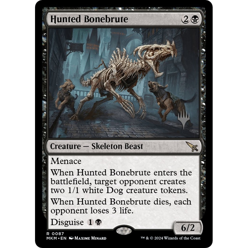 Hunted Bonebrute (Promo Pack) [Murders at Karlov Manor Promos]