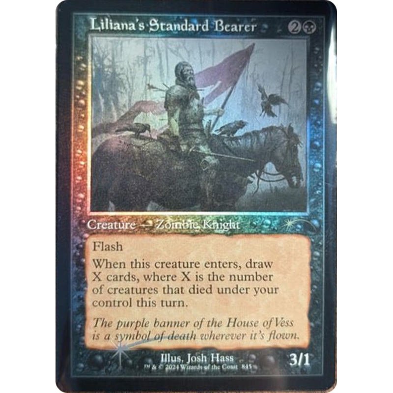 Liliana's Standard Bearer (Retro Frame) [Secret Lair Drop Series]