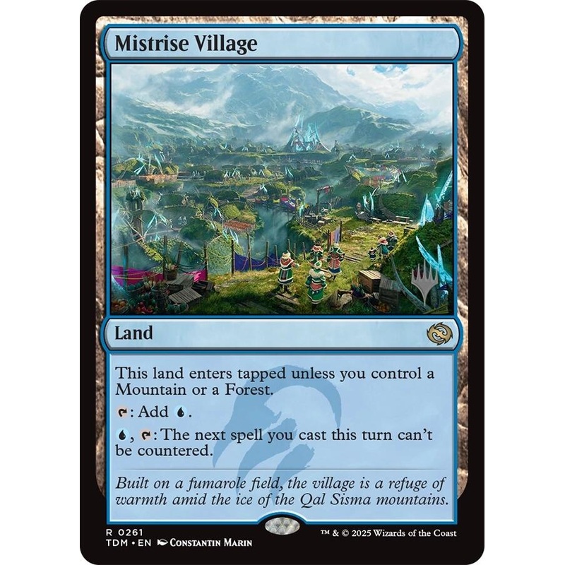 Mistrise Village [Tarkir: Dragonstorm Promos]