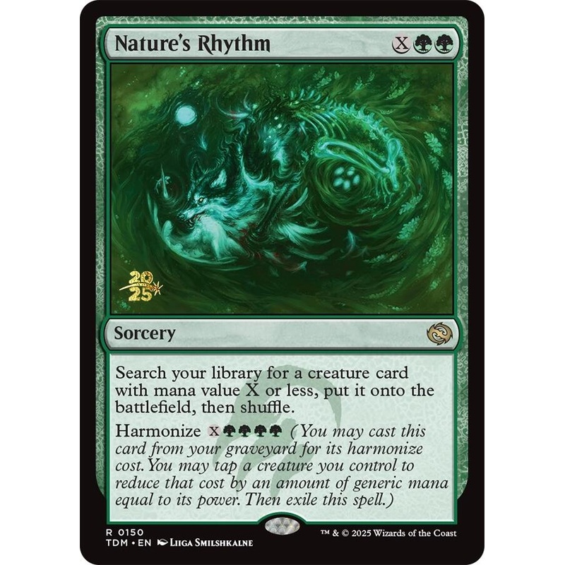 Nature's Rhythm [Tarkir: Dragonstorm Prerelease Promos]